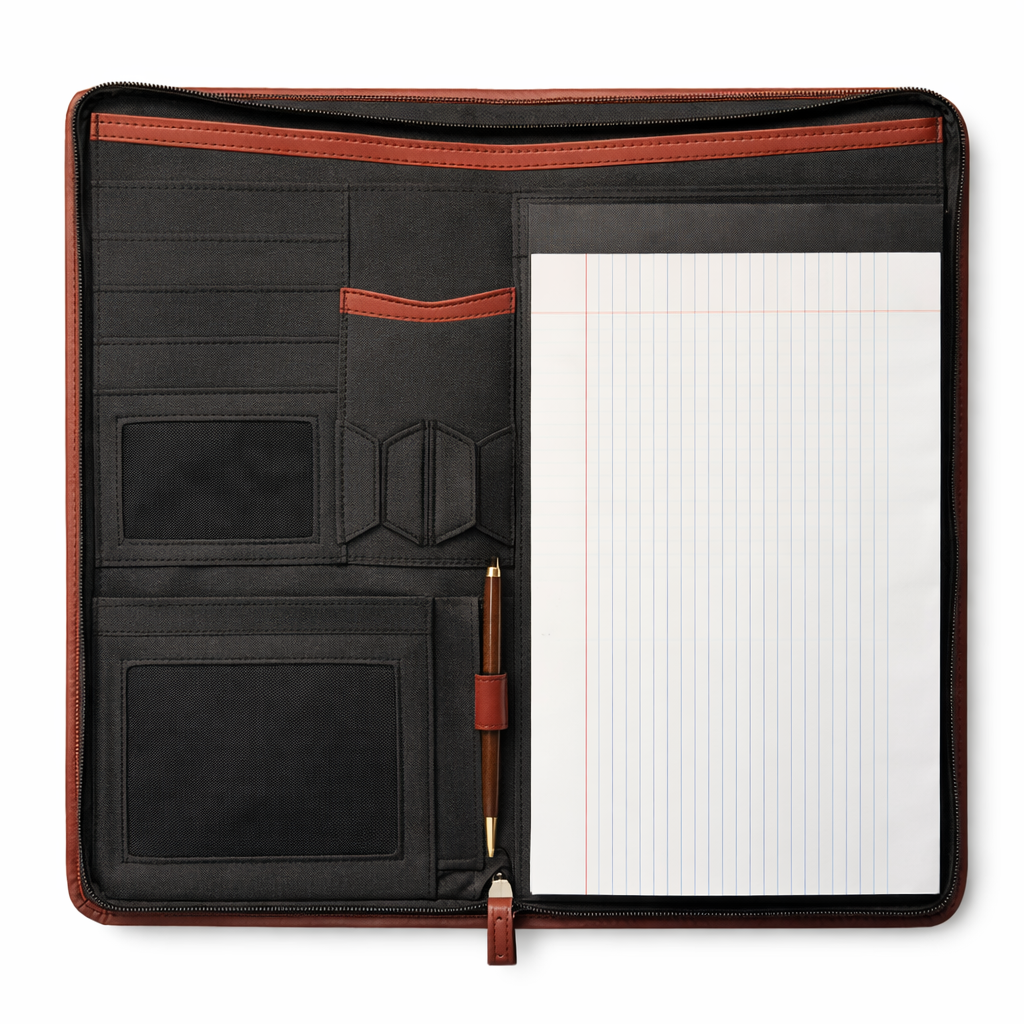 Law Offices of Nicole Castronovo, P.C. Leather Padfolio